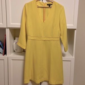 Banana Republic yellow dress.